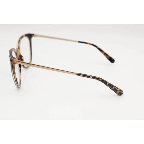 COACH HC6125 5519 CAT 5519 SPOTTY TORTOISE SIGNATURE EYEGLASSES FRAMES 54-16-140 - Picture 2 of 5